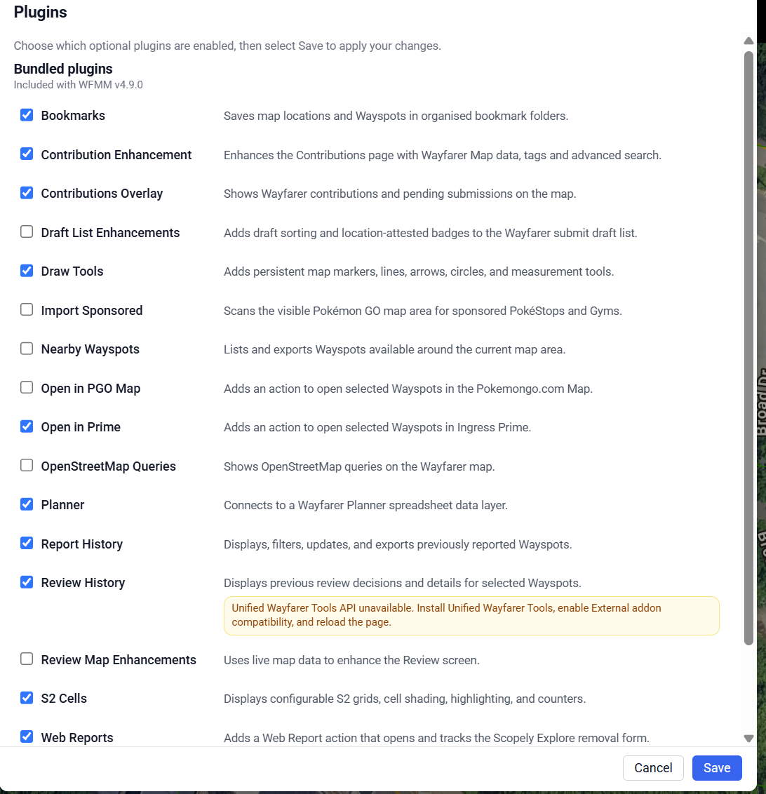 Plugins checklist — enable bundled tools